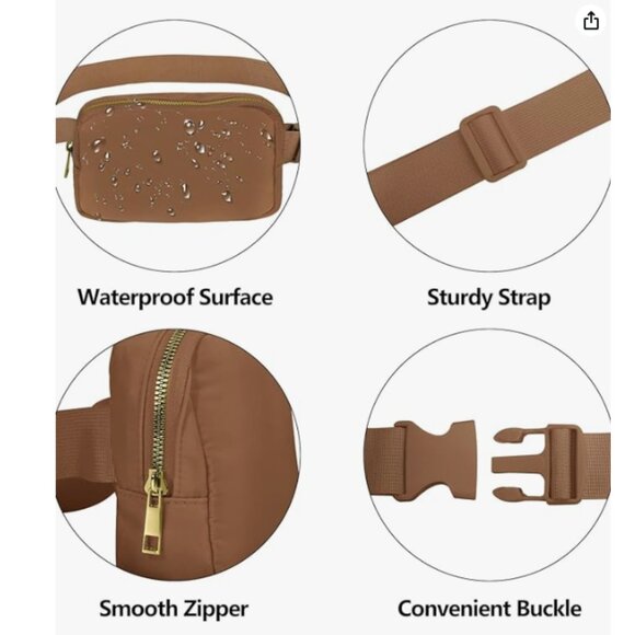 Waist Pack For Running Fanny Pack For Women And Men Crossbody Belt Bag Bum Bag - Picture 3 of 12